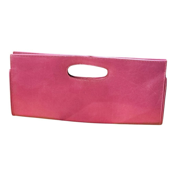 Unbranded Clutch Pink Leather - Picture 2 of 11